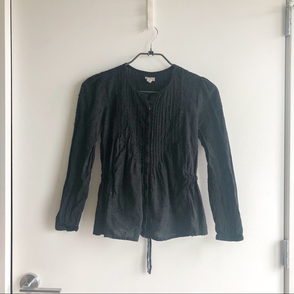 Urban Outfitter UO Ecote black button up blouse